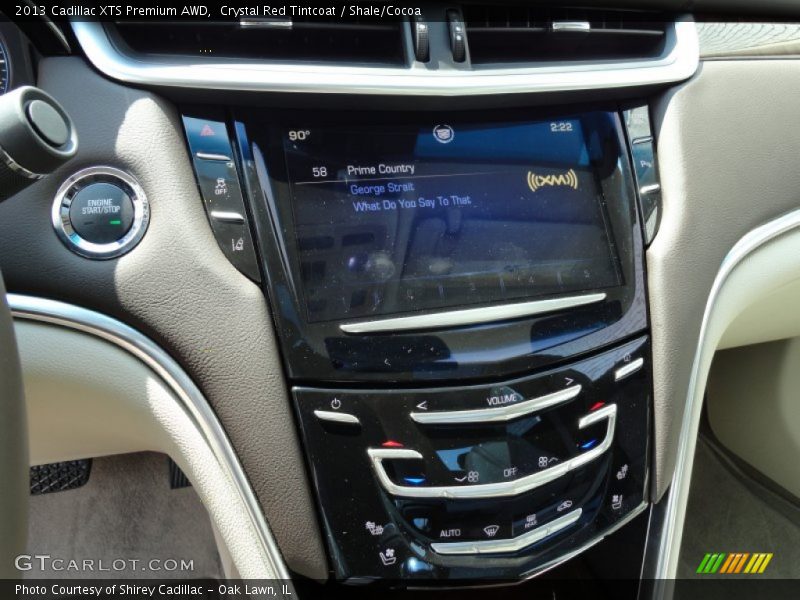 Crystal Red Tintcoat / Shale/Cocoa 2013 Cadillac XTS Premium AWD
