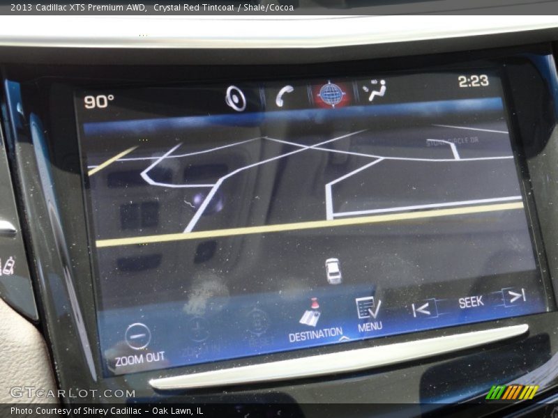 Crystal Red Tintcoat / Shale/Cocoa 2013 Cadillac XTS Premium AWD