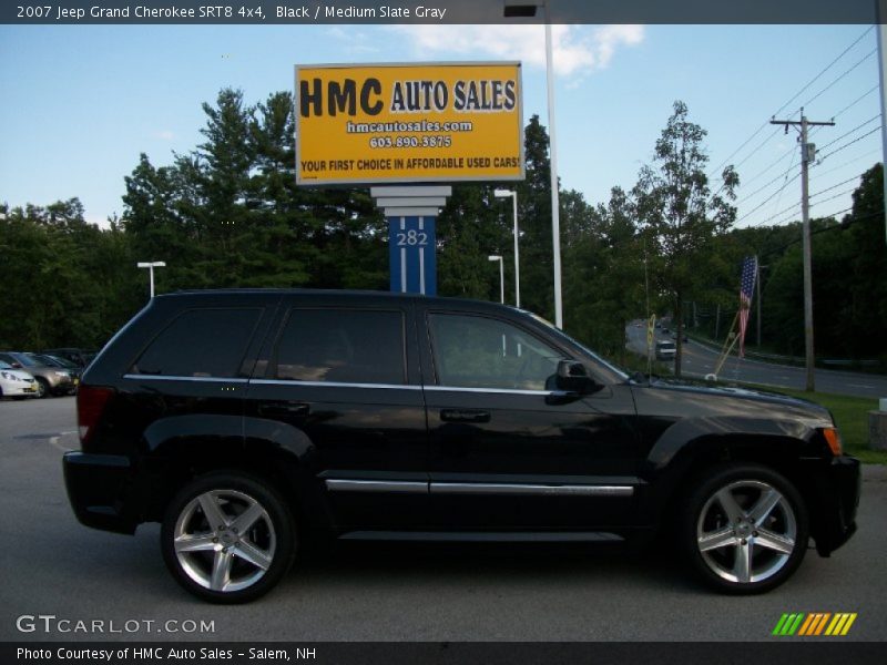 Black / Medium Slate Gray 2007 Jeep Grand Cherokee SRT8 4x4