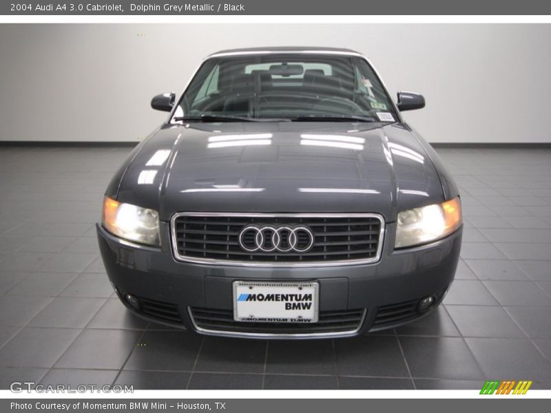 Dolphin Grey Metallic / Black 2004 Audi A4 3.0 Cabriolet