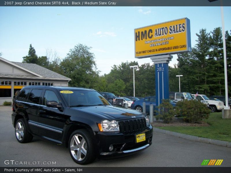 Black / Medium Slate Gray 2007 Jeep Grand Cherokee SRT8 4x4