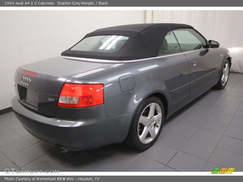 Dolphin Grey Metallic / Black 2004 Audi A4 3.0 Cabriolet