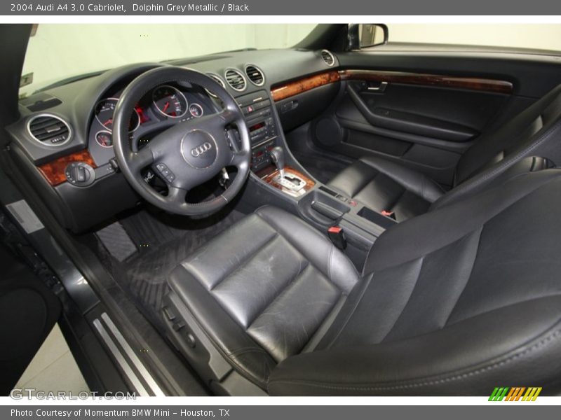 Front Seat of 2004 A4 3.0 Cabriolet