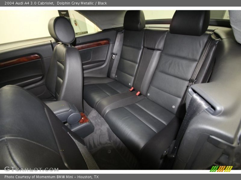 Rear Seat of 2004 A4 3.0 Cabriolet