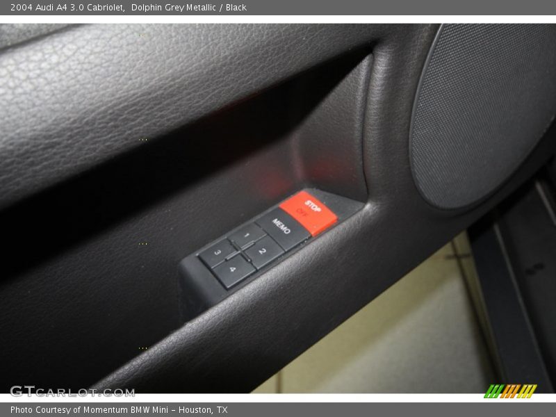 Dolphin Grey Metallic / Black 2004 Audi A4 3.0 Cabriolet