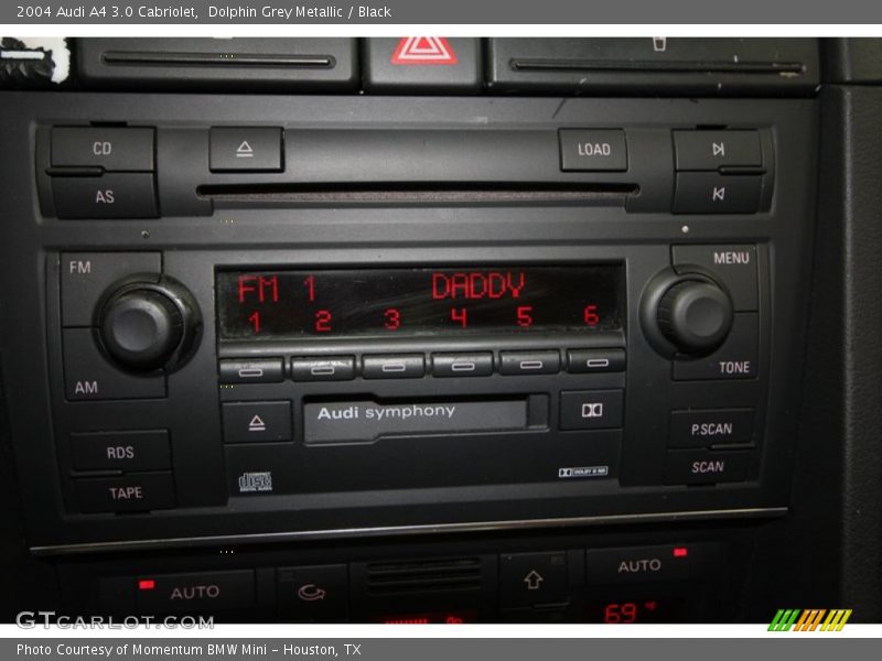 Audio System of 2004 A4 3.0 Cabriolet