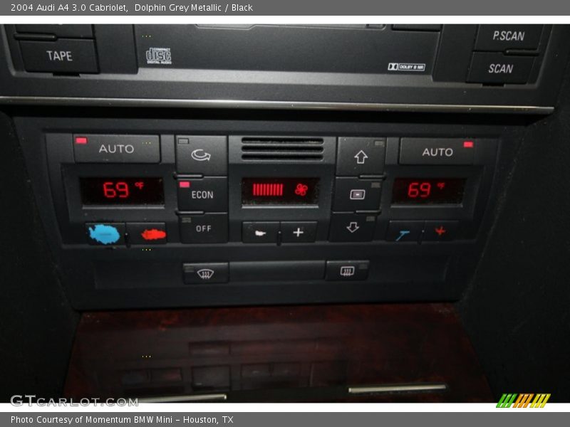 Controls of 2004 A4 3.0 Cabriolet