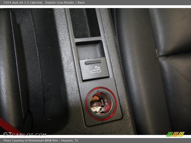 Dolphin Grey Metallic / Black 2004 Audi A4 3.0 Cabriolet