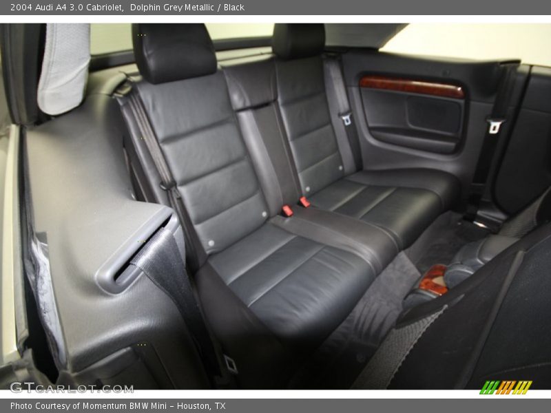 Rear Seat of 2004 A4 3.0 Cabriolet