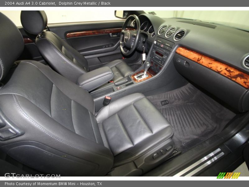 Dolphin Grey Metallic / Black 2004 Audi A4 3.0 Cabriolet