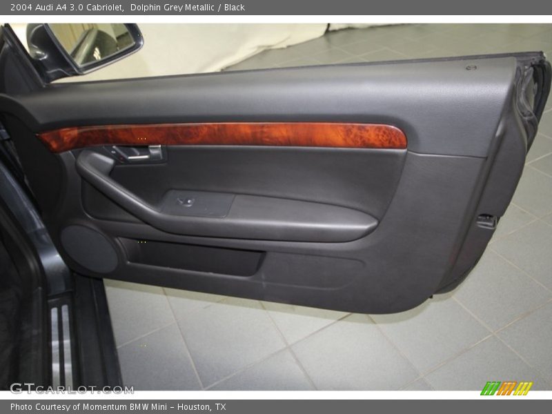 Dolphin Grey Metallic / Black 2004 Audi A4 3.0 Cabriolet