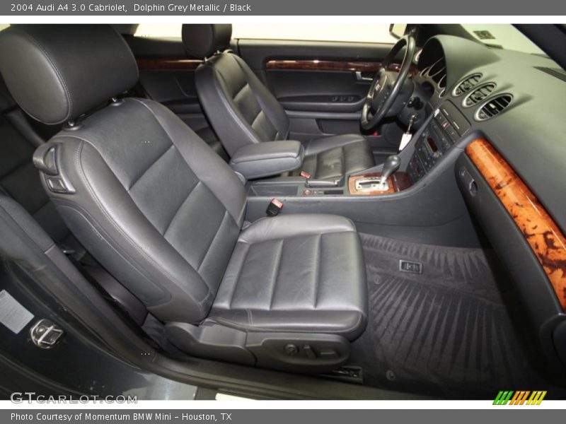 Dolphin Grey Metallic / Black 2004 Audi A4 3.0 Cabriolet