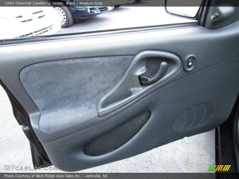 Black / Medium Gray 1999 Chevrolet Cavalier LS Sedan