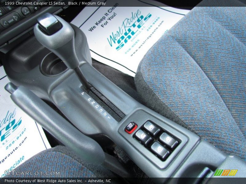 Black / Medium Gray 1999 Chevrolet Cavalier LS Sedan
