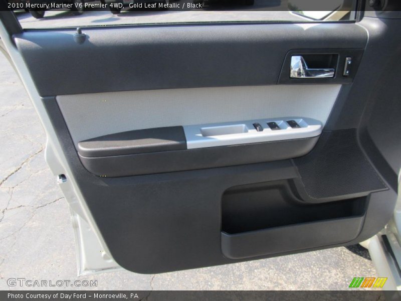 Gold Leaf Metallic / Black 2010 Mercury Mariner V6 Premier 4WD