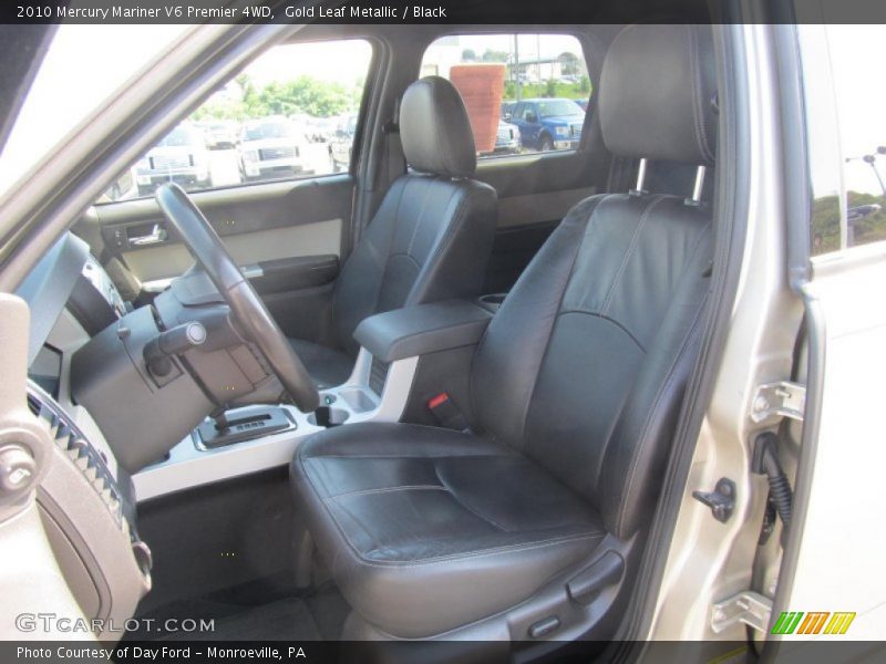 Front Seat of 2010 Mariner V6 Premier 4WD