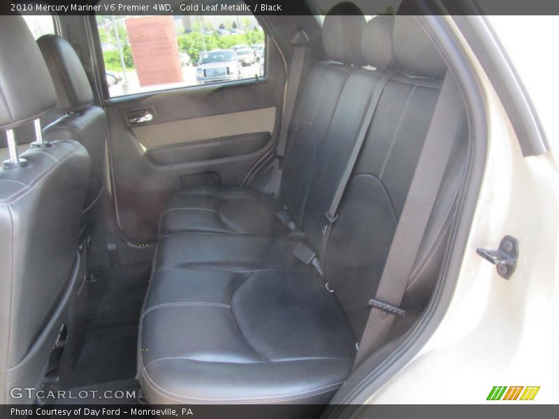 Rear Seat of 2010 Mariner V6 Premier 4WD