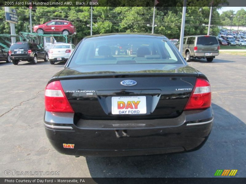 Black / Black 2005 Ford Five Hundred Limited AWD