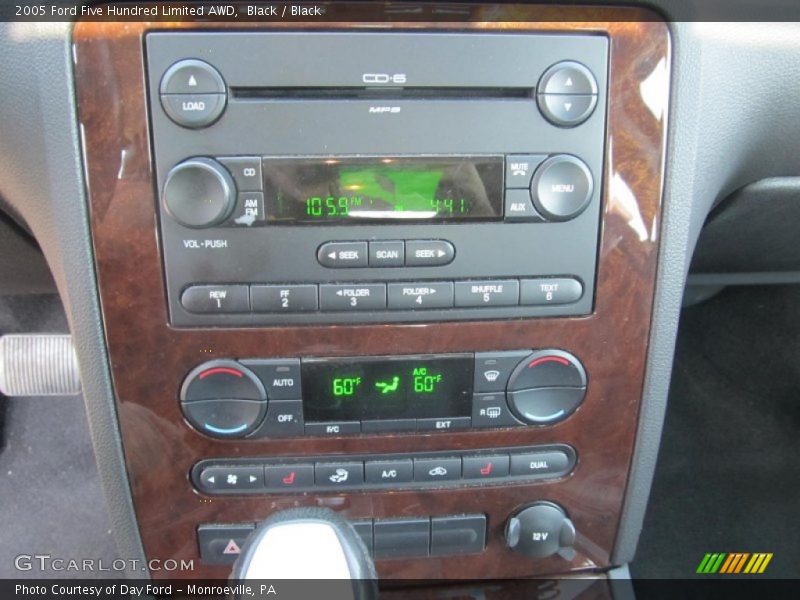 Controls of 2005 Five Hundred Limited AWD