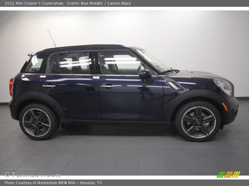 Cosmic Blue Metallic / Carbon Black 2012 Mini Cooper S Countryman