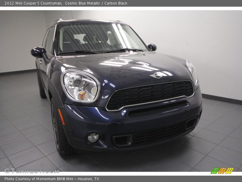 Cosmic Blue Metallic / Carbon Black 2012 Mini Cooper S Countryman