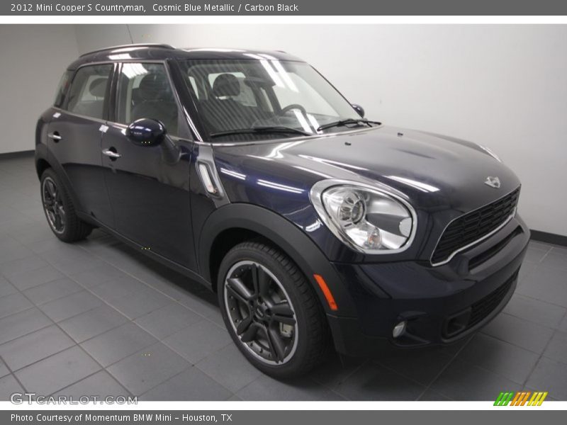 Cosmic Blue Metallic / Carbon Black 2012 Mini Cooper S Countryman