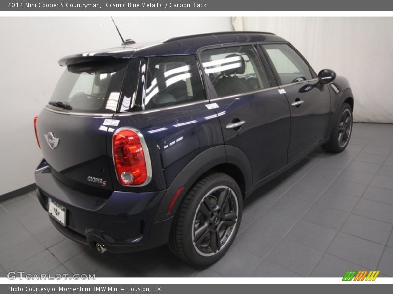 Cosmic Blue Metallic / Carbon Black 2012 Mini Cooper S Countryman