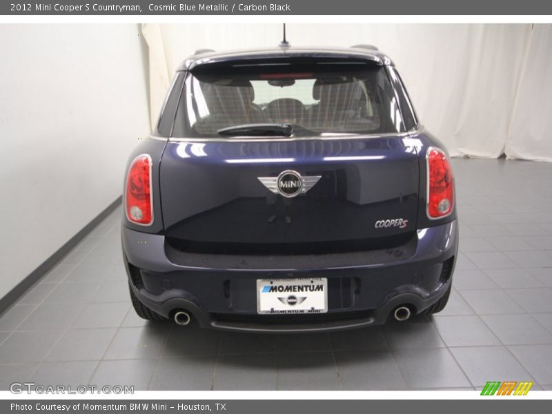 Cosmic Blue Metallic / Carbon Black 2012 Mini Cooper S Countryman