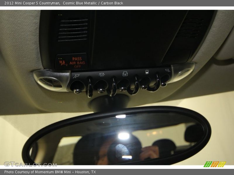 Cosmic Blue Metallic / Carbon Black 2012 Mini Cooper S Countryman