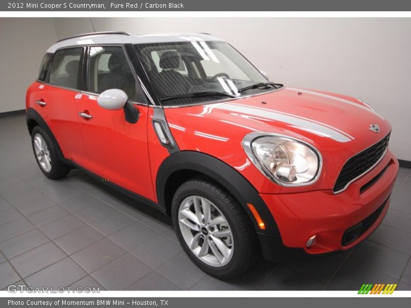 Pure Red / Carbon Black 2012 Mini Cooper S Countryman