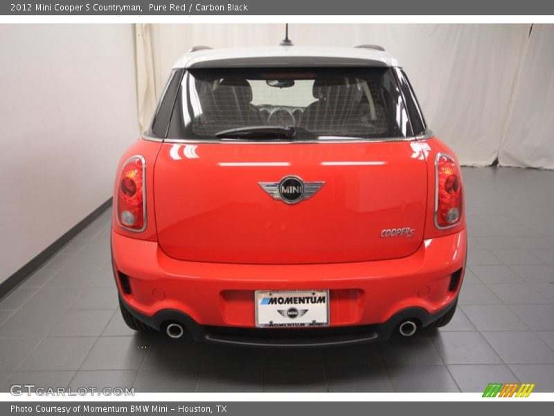 Pure Red / Carbon Black 2012 Mini Cooper S Countryman