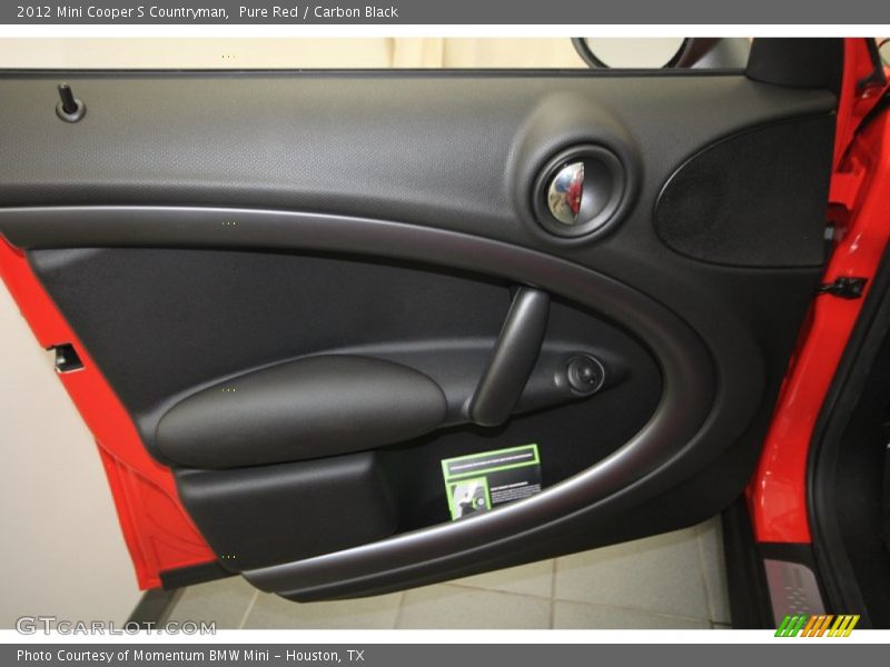 Pure Red / Carbon Black 2012 Mini Cooper S Countryman