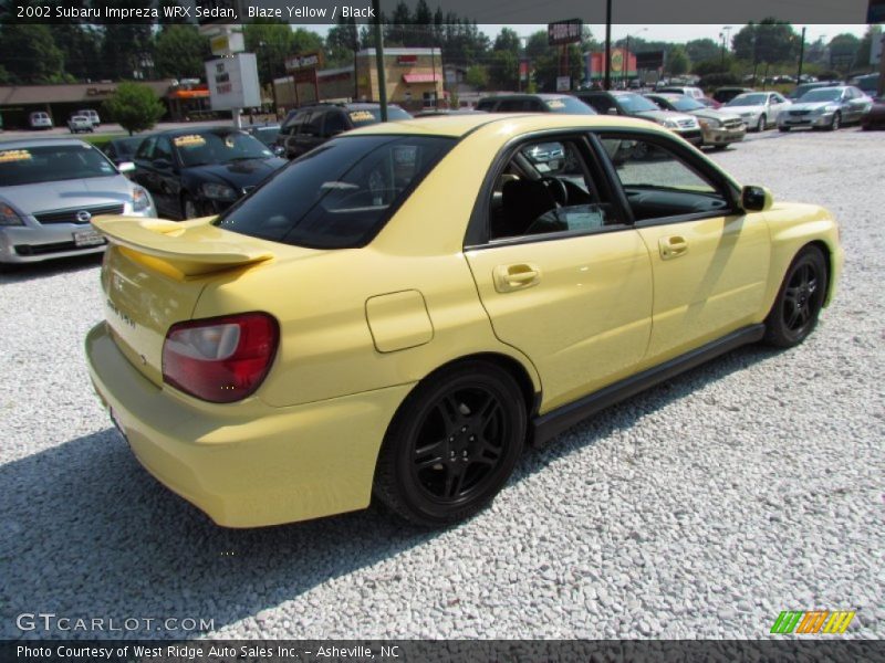  2002 Impreza WRX Sedan Blaze Yellow