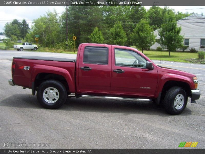 Dark Cherry Red Metallic / Medium Dark Pewter 2005 Chevrolet Colorado LS Crew Cab 4x4