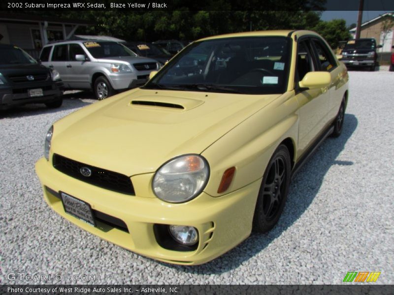 Front 3/4 View of 2002 Impreza WRX Sedan
