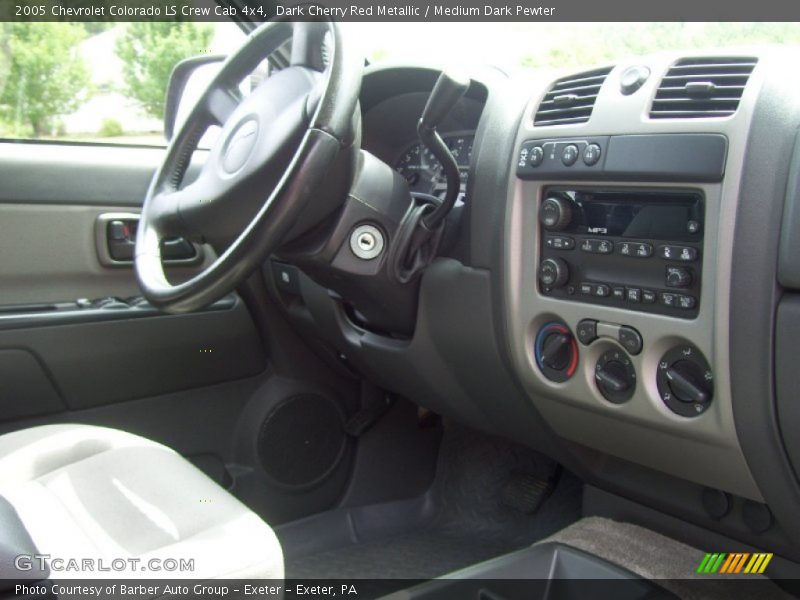 Dark Cherry Red Metallic / Medium Dark Pewter 2005 Chevrolet Colorado LS Crew Cab 4x4