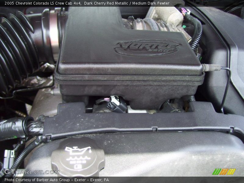 Dark Cherry Red Metallic / Medium Dark Pewter 2005 Chevrolet Colorado LS Crew Cab 4x4