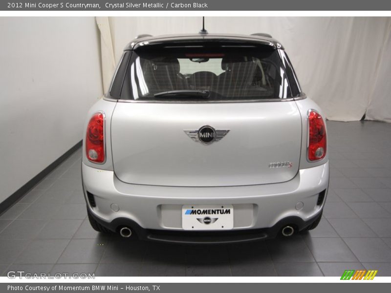 Crystal Silver Metallic / Carbon Black 2012 Mini Cooper S Countryman