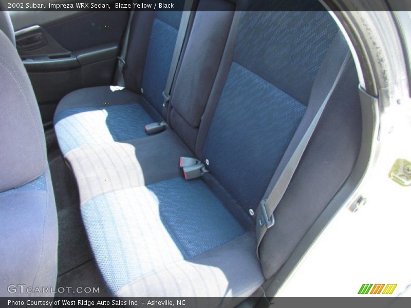 Blaze Yellow / Black 2002 Subaru Impreza WRX Sedan