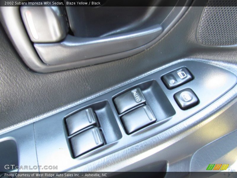 Blaze Yellow / Black 2002 Subaru Impreza WRX Sedan