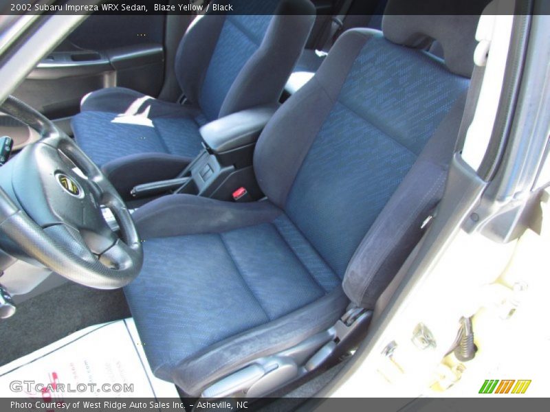 Front Seat of 2002 Impreza WRX Sedan