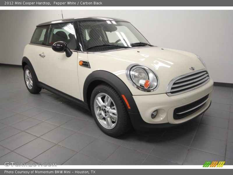 Pepper White / Carbon Black 2012 Mini Cooper Hardtop