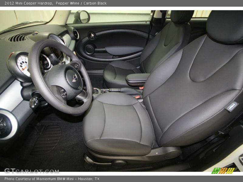 Pepper White / Carbon Black 2012 Mini Cooper Hardtop