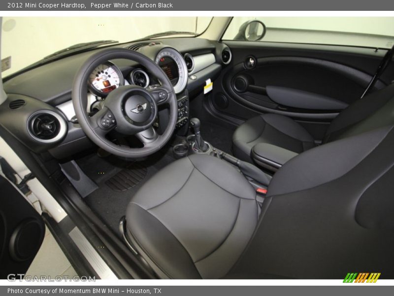 Pepper White / Carbon Black 2012 Mini Cooper Hardtop