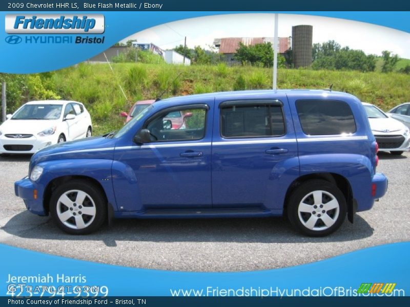 Blue Flash Metallic / Ebony 2009 Chevrolet HHR LS