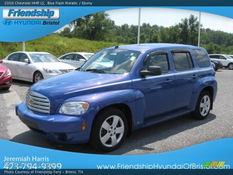 Blue Flash Metallic / Ebony 2009 Chevrolet HHR LS