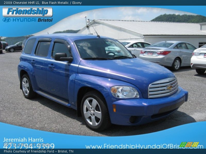 Blue Flash Metallic / Ebony 2009 Chevrolet HHR LS