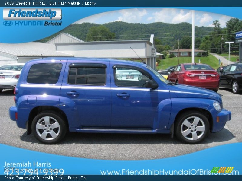 Blue Flash Metallic / Ebony 2009 Chevrolet HHR LS