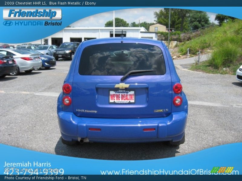 Blue Flash Metallic / Ebony 2009 Chevrolet HHR LS