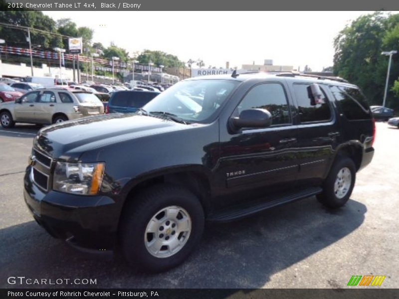 Black / Ebony 2012 Chevrolet Tahoe LT 4x4